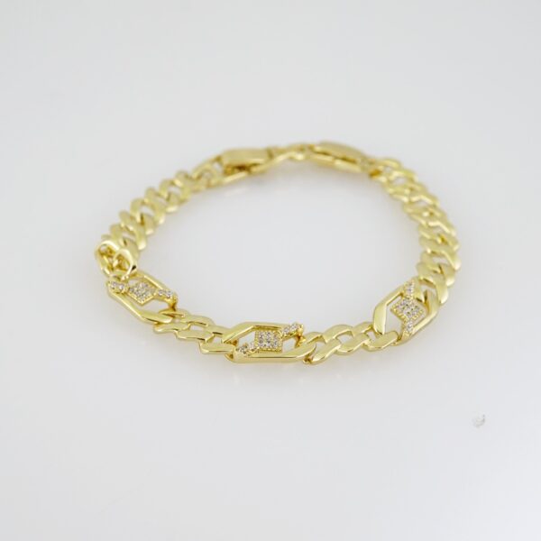 B1407 Bracelet - Pulseras - Zircon Stone - 14K Real Color