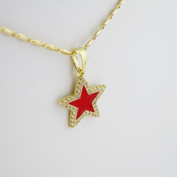SET1519 Cadenas & Colgantes - Chain - Pendants - Plain - 14K Real Color - 2mmX45cm