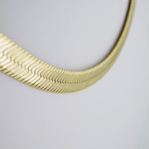 SET1524 Gargantilla - Choker W - Plain - 14K Real Color
