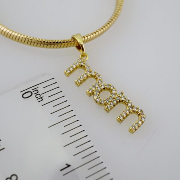 SET1526 Gargantilla - Choker W Pendants - Zircon Stone - 14K Real Color