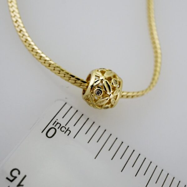 SET1531 Gargantilla & Colgantes- Choker W - Pendants- 14K Real Color- Zircon Stone