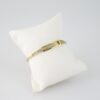 P382 Bangle - Pulsos - 14K Real Color - Zircon Stone