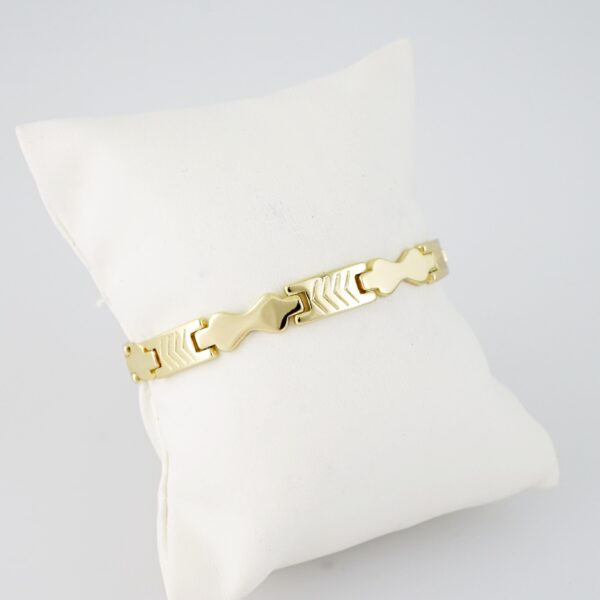 B1413 Bracelet - Pulseras - Plain - 14K Real Color