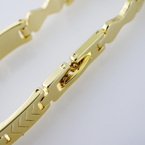 B1413 Bracelet - Pulseras - Plain - 14K Real Color
