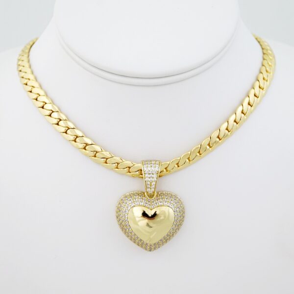 SET1544 Gargantilla - Choker W - Zircon Stone - 14K Real Color