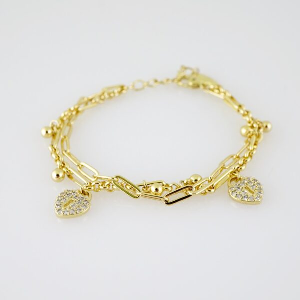 B1415 Bracelet - Pulseras - Zircon Stone - 14K Real Color
