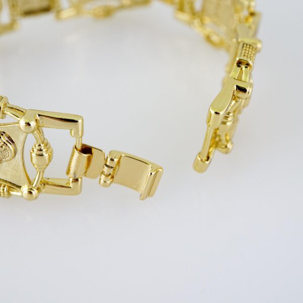 B1417 Bracelet - Pulseras - Plain - 14K Real Color