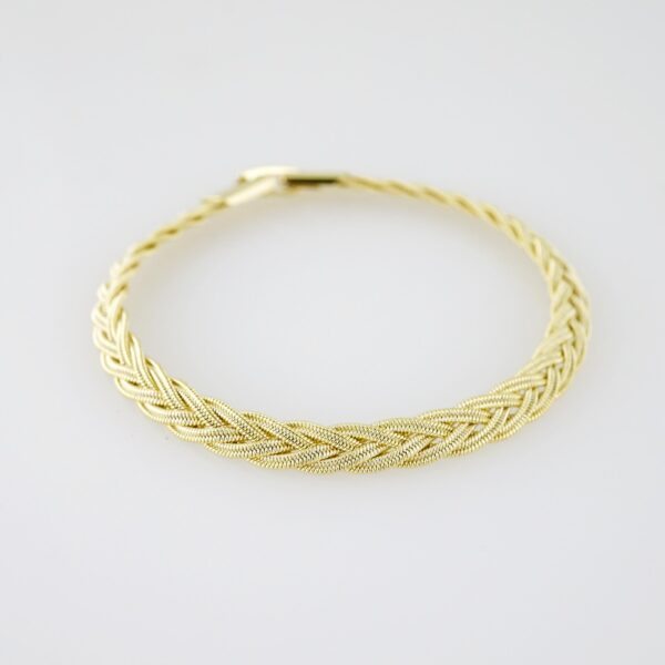 B1418 Bracelet - Pulseras - Plain - 14K Real Color