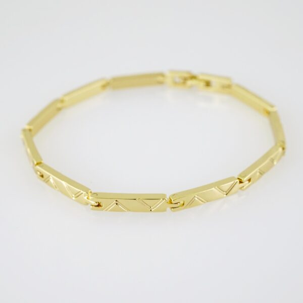 B1420 Bracelet - Pulseras - Plain - 14K Real Color - Image 2