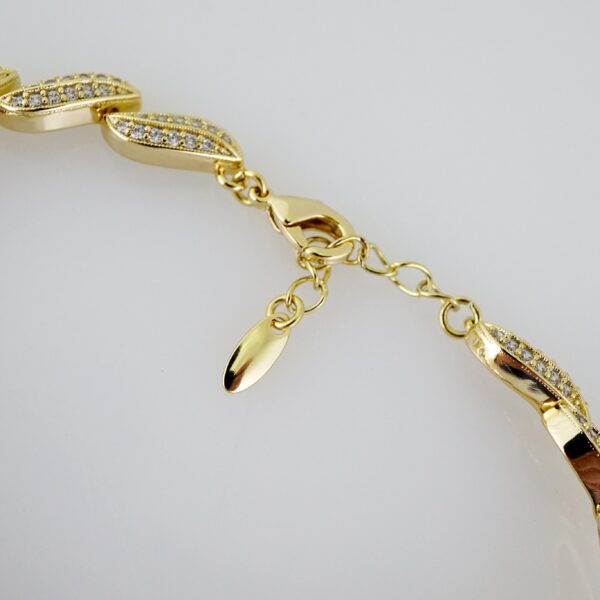 B1431 Bracelet - Pulseras - Zircon Stone - 14K Real Color