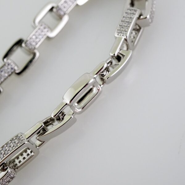 B1439 Bracelet - Pulseras - Zircon Stone - Silver Color