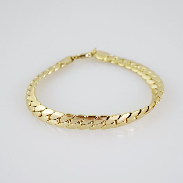 B1444 Bracelet - Pulseras - Plain - 14K Real Color