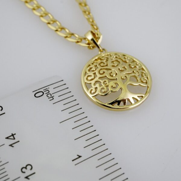 SET1548 Cadenas & Colgantes - Chain - Pendants - Plain - 14K Real Color - 4mmX50cm