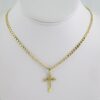 SET1549 Cadenas & Colgantes - Chain - Pendants - Plain - 14K Real Color - 3mmX60cm