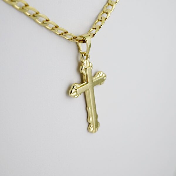 SET1549 Cadenas & Colgantes - Chain - Pendants - Plain - 14K Real Color - 3mmX60cm
