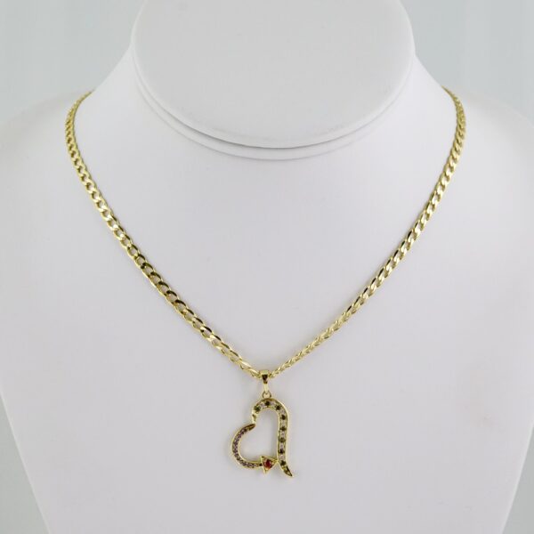 SET1550 Cadenas & Colgantes - Chain - Pendants -  14K Real Color - Zircon Stone - 3mmX60cm