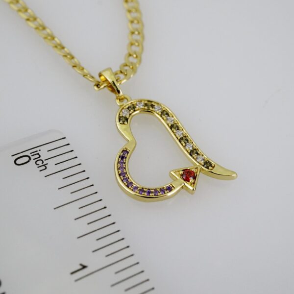 SET1550 Cadenas & Colgantes - Chain - Pendants -  14K Real Color - Zircon Stone - 3mmX60cm