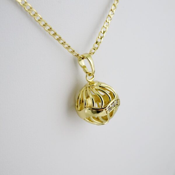 SET1551 Cadenas & Colgantes - Chain - Pendants - Plain - 14K Real Color - 2mmX50cm