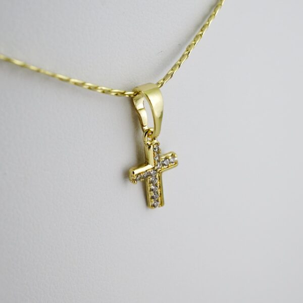 SET1553 Cadenas & Colgantes - Chain - Pendants -  14K Real Color - Zircon Stone - 2mmX50cm