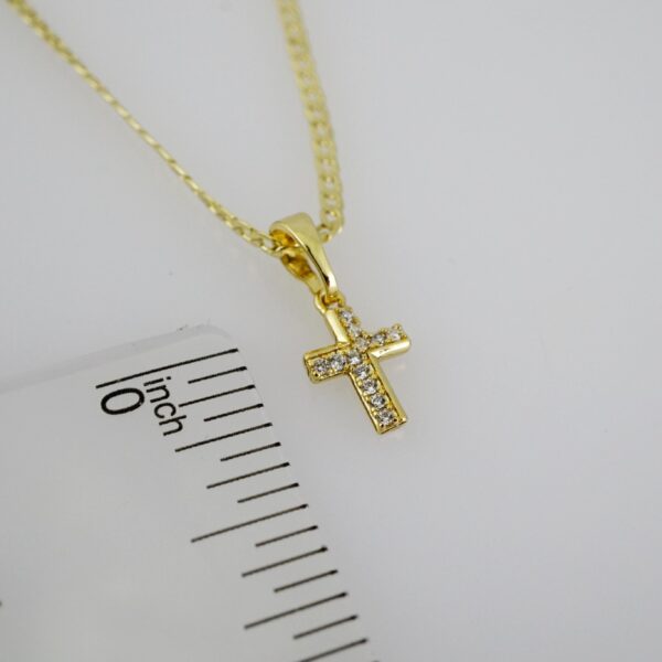SET1553 Cadenas & Colgantes - Chain - Pendants -  14K Real Color - Zircon Stone - 2mmX50cm