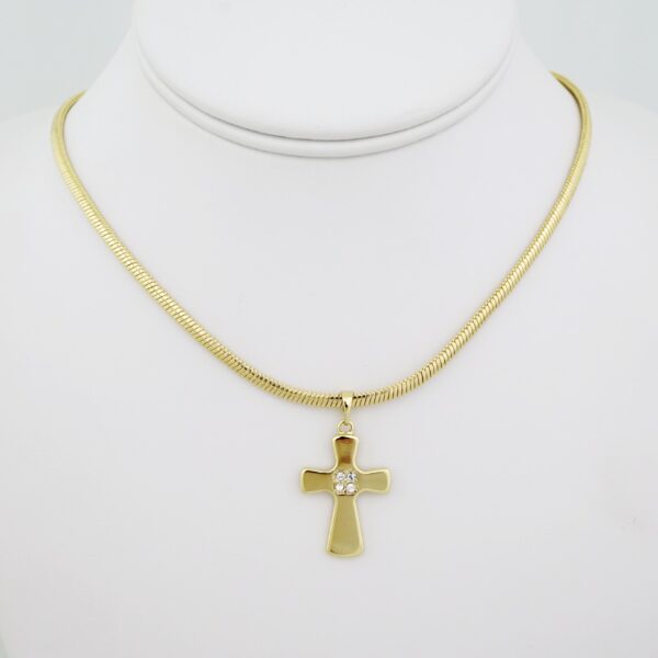 SET1559 Cadenas & Colgantes - Chain - Pendants -  14K Real Color - Zircon Stone - 3mmX50cm