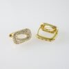 E2075 Earrings - Aretes - Zircon Stone - 14K Real Color - Image 2