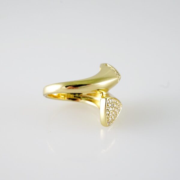 R706 RING - ANILLO - Zircon Stone - 14K Real Color