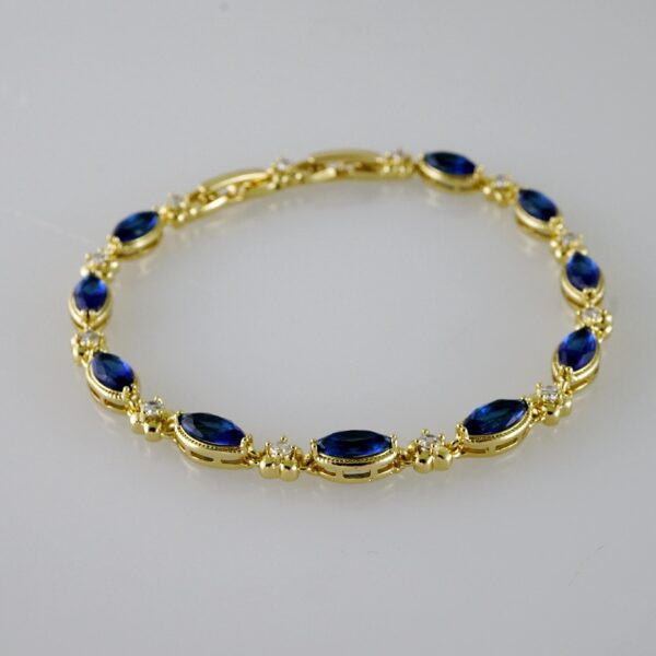 B1449 Bracelet - Pulseras - Plain - 14K Real Color