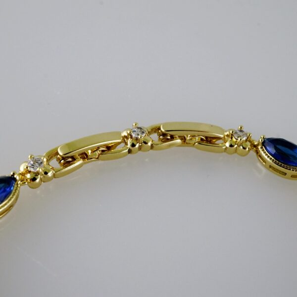 B1449 Bracelet - Pulseras - Plain - 14K Real Color