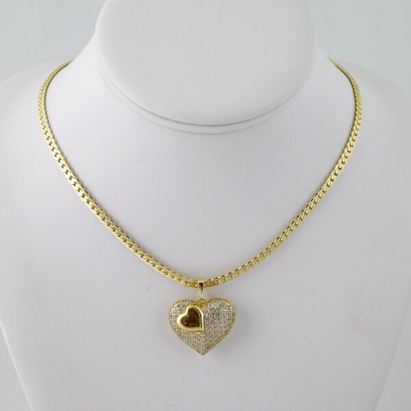SET1582 Gargantilla - Choker - 14K Real Color - Zircon Stone