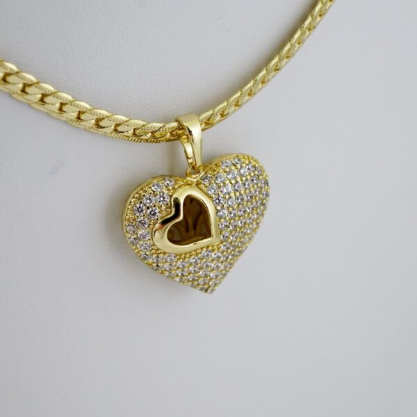 SET1582 Gargantilla - Choker - 14K Real Color - Zircon Stone