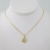 SET1583 Cadenas & Colgantes - Chain - Pendants - Plain - 14K Real Color - 2mmX50cm