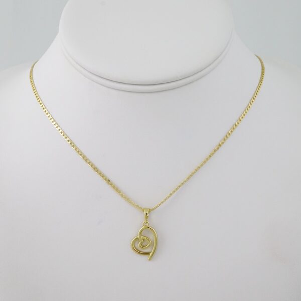 SET1583 Cadenas & Colgantes - Chain - Pendants - Plain - 14K Real Color - 2mmX50cm