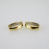 E2089 Earrings - Aretes - Zircon Stone - 14K Real Color