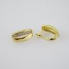 E2089 Earrings - Aretes - Zircon Stone - 14K Real Color - Image 2