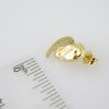 E2095 Earrings - Aretes - Zircon Stone - 14K Real Color - Image 3