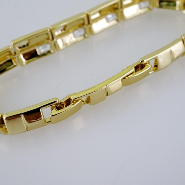 B1451 Bracelet - Pulseras - Zircon Stone - 14K Real Color
