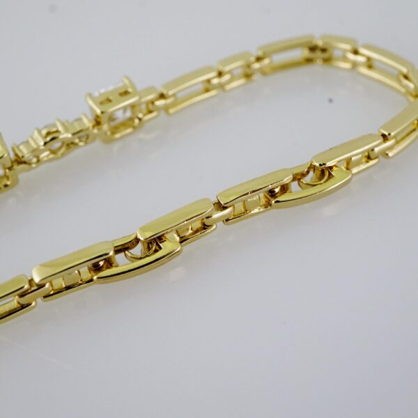 B1452 Bracelet - Pulseras - Zircon Stone - 14K Real Color