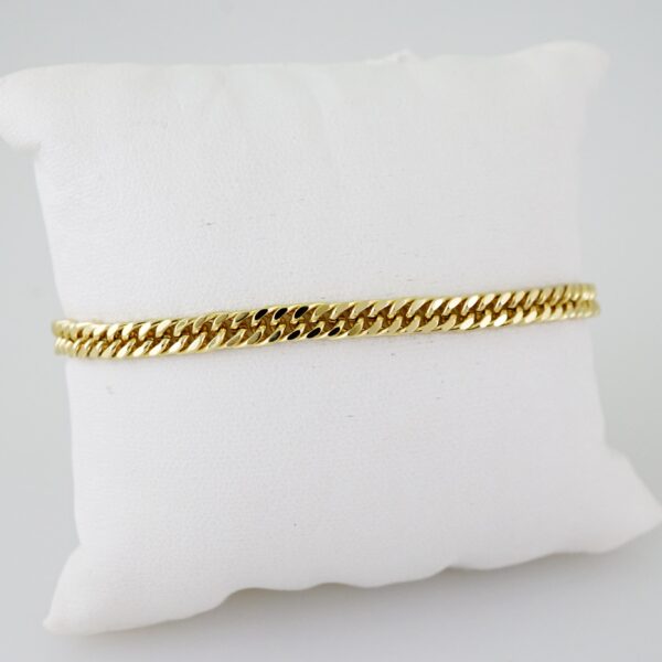 B1454 Bracelet - Pulseras - Plain - 14K Real Color