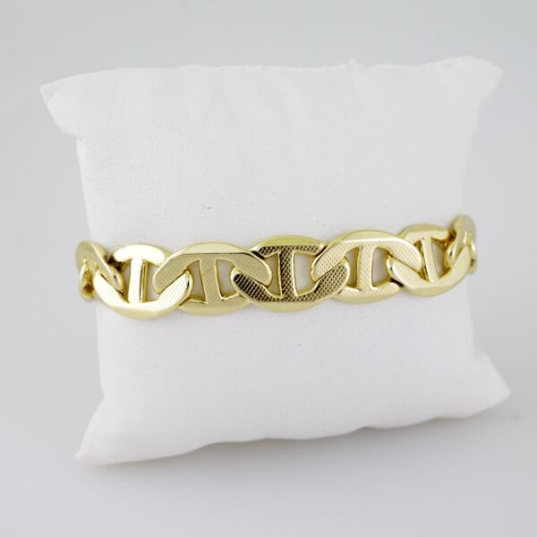B1456 Bracelet - Pulseras - Plain - 14K Real Color