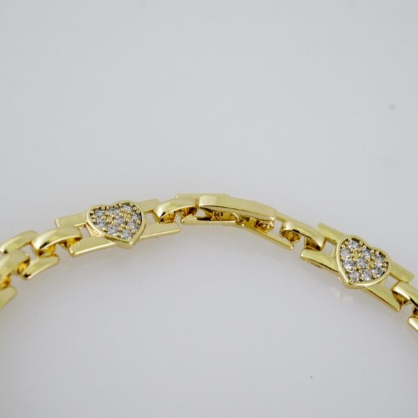 B1458 Bracelet - Pulseras - Zircon Stone - 14K Real Color