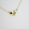 SET1588 Cadenas - Colgante -  Chain W - Pendants - 14K Real Color - Zircon Stone - 2mmX45cm - Image 2