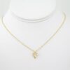SET1590 Cadenas - Colgante -  Chain W - Pendants - 14K Real Color - Zircon Stone - 2mmX45cm