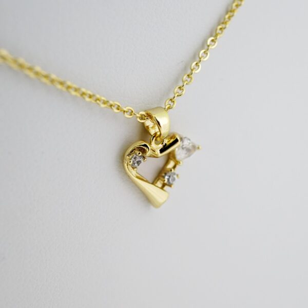 SET1590 Cadenas - Colgante -  Chain W - Pendants - 14K Real Color - Zircon Stone - 2mmX45cm