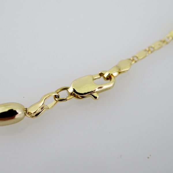 SET1591 Cadenas & Colgantes - Chain - Pendants - Plain - 14K Real Color - 2mmX45cm