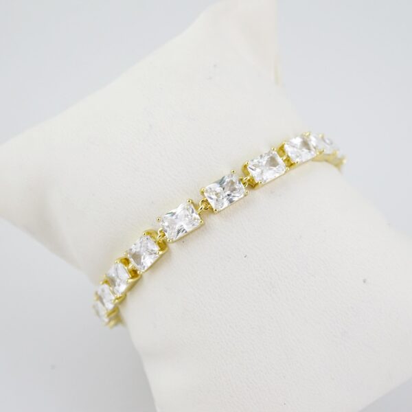 B1462 Bracelet - Pulseras - Zircon Stone - 14K Real Color