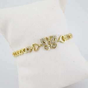 B1464 Bracelet - Pulseras - Zircon Stone - 14K Real Color
