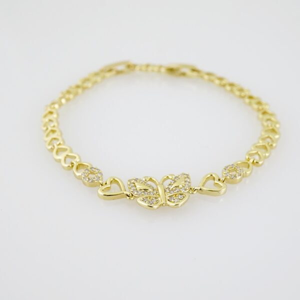 B1464 Bracelet - Pulseras - Zircon Stone - 14K Real Color - Image 2