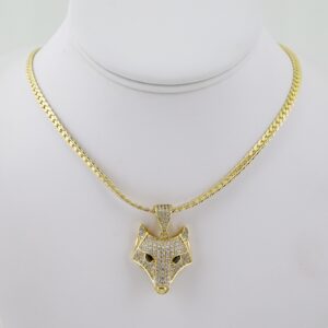 SET1608 Gargantilla - Choker - Zircon Stone - 14K Real Color