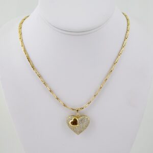 SET1609 Gargantilla - Choker - Zircon Stone - 14K Real Color